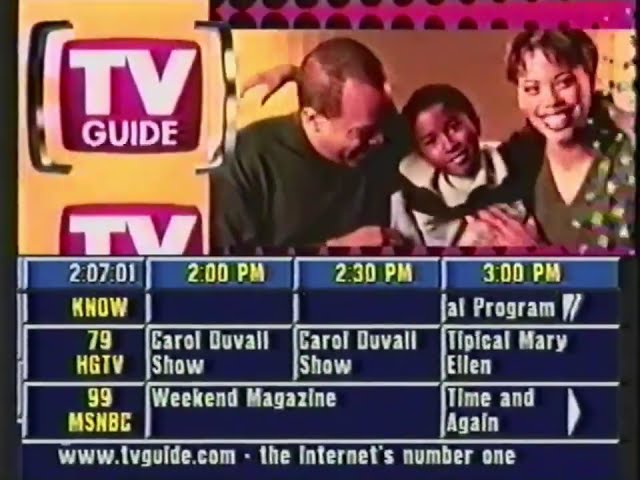 TV Guide Channel Homestead Florida March 20, 1999