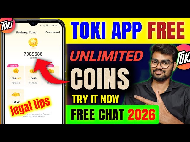 Toki app free coins | How to get free chat on Toki app | How to increase coins in Toki app | Toki...