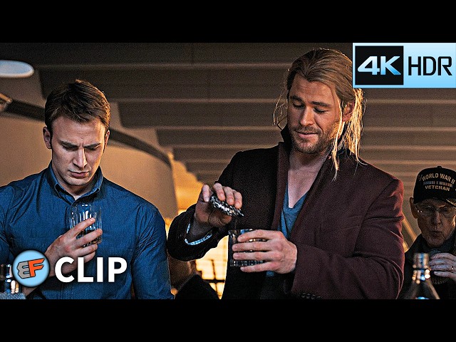 Superhero Party - Stan Lee Cameo Scene | Avengers Age of Ultron (2015) 4K HDR Movie Clip