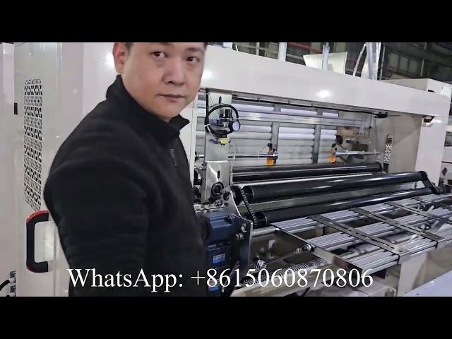Full automatic high quality toilet paper roll making machine
