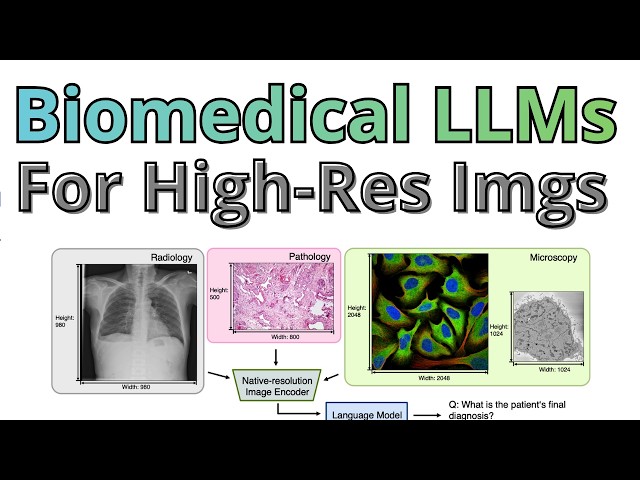 Train Biomedical MLLMs For HIGH RESOLUTION Images
