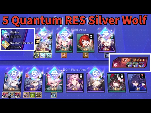 Silver Wolf Lv.999 Is Insane With 5 Quantum Resonance In Currency Wars