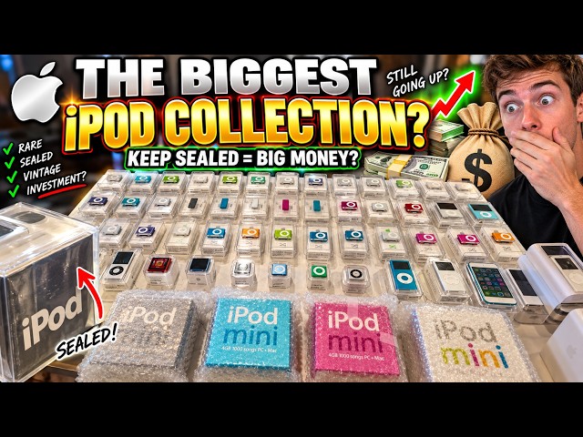 The Biggest Ipod Collection (Leave Them Sealed!)