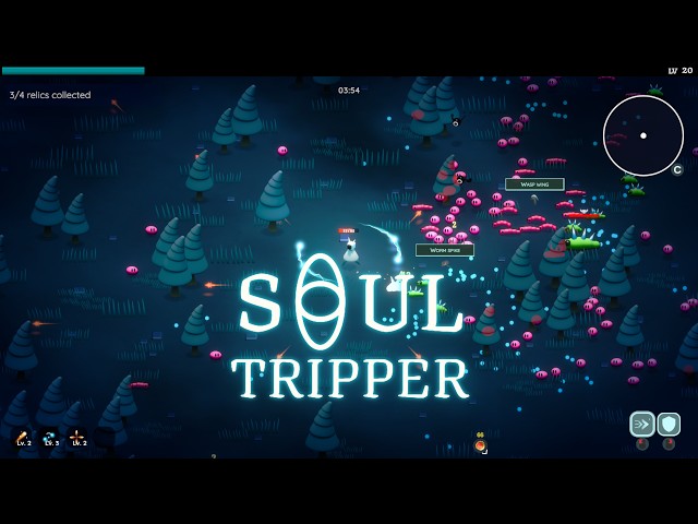 Soul Tripper—Demo Gameplay | Roguelite with Autoshoot, a Parry System and Randomly Generated Levels
