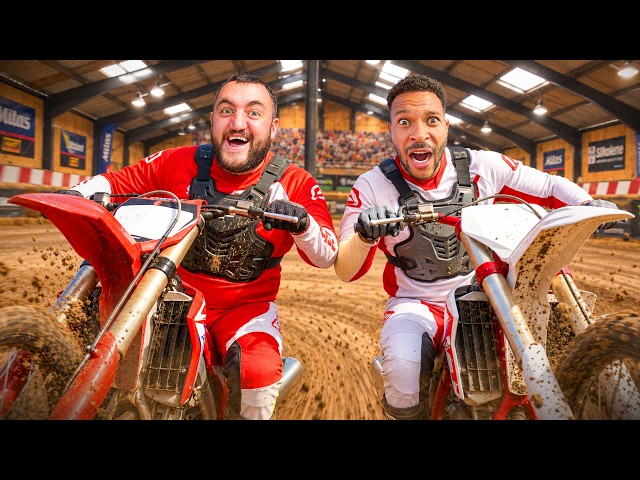 Can We Beat Professional Motocross Riders?!