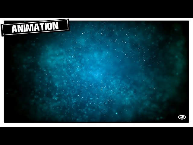 BLUE SPACE PARTICLES | MOTION BACKGROUND | FREE STOCK ANIMATION OVERLAY [CCM]