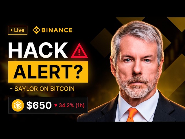 LIVE: Michael Saylor | BIG BINANCE ALERT! What's Next for Bitcoin? BTC Prediction