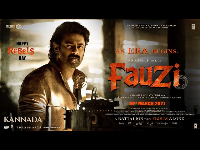 File no.25 : FAUZI - Kannada | Prabhas | Hanu Raghavapudi | March 19th 2027