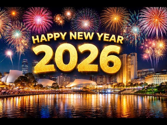 INSANE Fireworks to Welcome 2026 🎆 Happy New Year #Adelaide #southaustralia #fireworks #newyear2026 