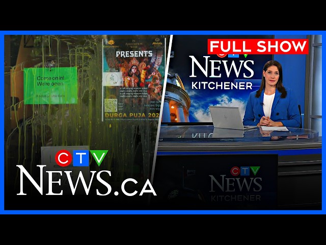 Restaurant vandalized and candidate investigation | CTV News Kitchener at 11:30 for Sept. 15, 2026