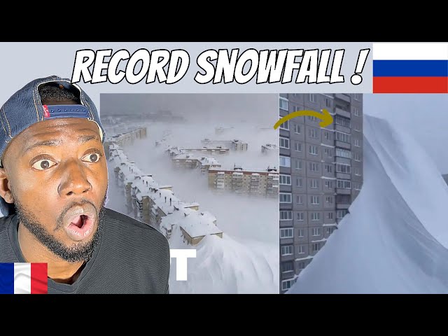 French Guy Reacts to Russians Brave Record Snowfall As Kamchatka Buried Under Heavy Winter Storms