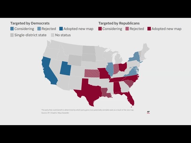 States adopt new district maps as redistricting battle continues nationwide
