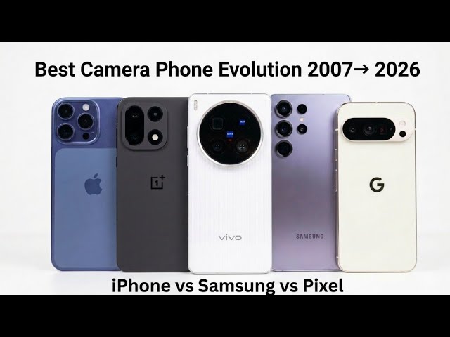 Best Camera Phone Evolution 2007-2026 | iPhone vs Samsung vs Pixel
