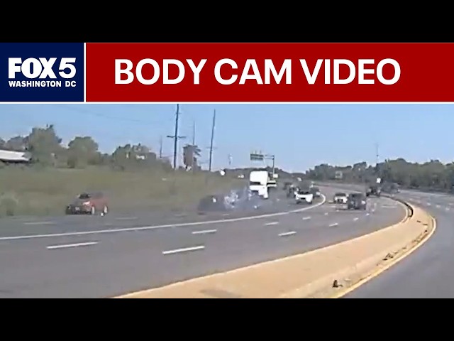 Body-cam video released in deadly Maryland Route 301 chase and crash