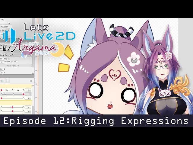 Ep12 Rigging Expressions ✩ Live2d Tutorial