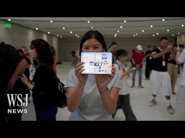 I Tried Apple’s First Folding iPhone. Here Are 3 Takeaways. | WSJ News