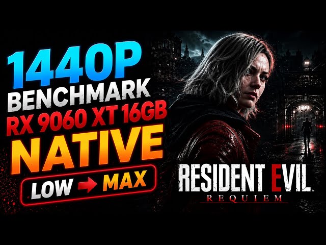 Resident Evil Requiem Looks AMAZING at 1440p Native on RX 9060 XT 16GB 🔥