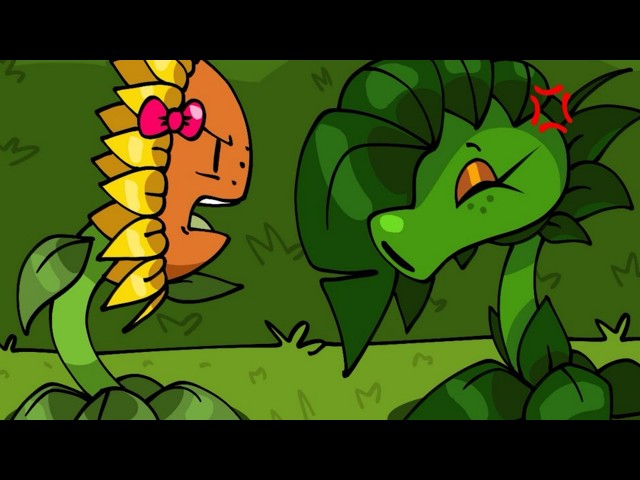 Playing With Fire: PeaBlaze vs. Sunflower?! | Plants vs Zombies (Comic Dub)