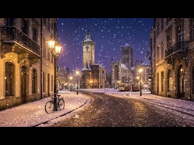 Peaceful Snowfall ❄️ Relaxing Winter Sounds for Sleep, Meditation and Deep Relaxation