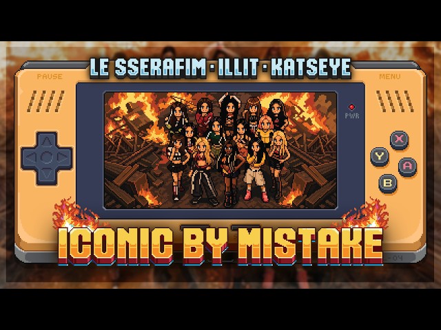 LE SSERAFIM, ILLIT, KATSEYE 'Iconic By Mistake' | 8-Bit Style 🎮