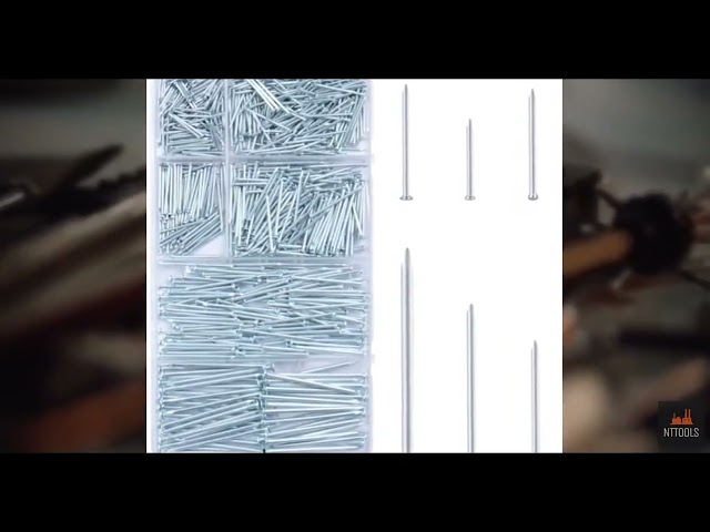 Review - KURUI 700pcs Hardware Nails for Hanging Pictures, Up to 2"-Long Finish Nails Ass