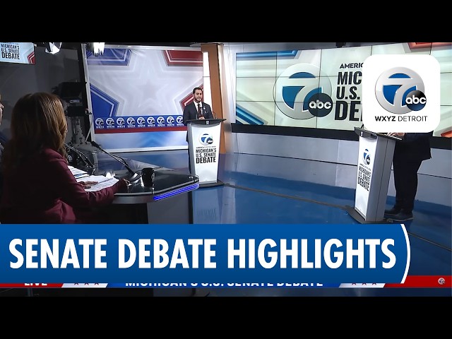 U.S. Senate Debate: Rogers, El-Sayed on Trump tariff impacts on Americans