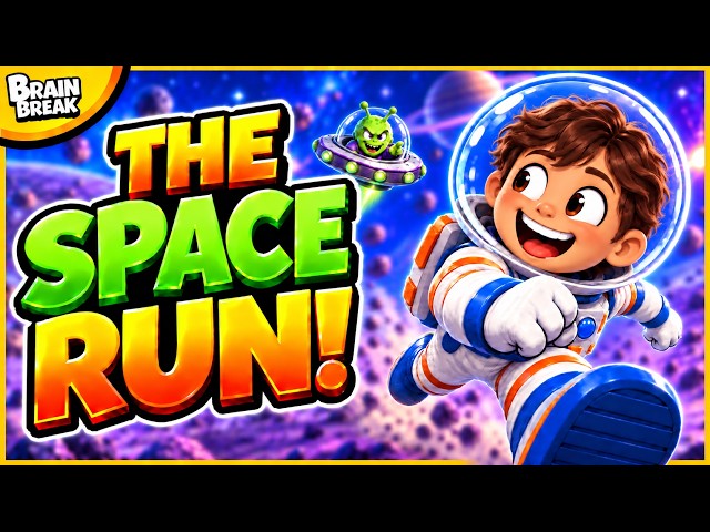 The Space Run | Brain Break | Epic Space Adventure for Kids!