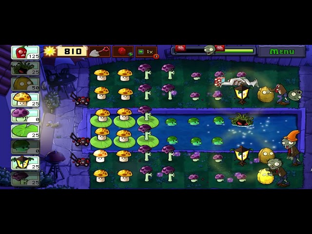 PLANT VS ZOMBIE ADVENTURE 2 FOG LEVEL 1 #plantsvszombies #plantsvszombie #plantvszombies2gameplay