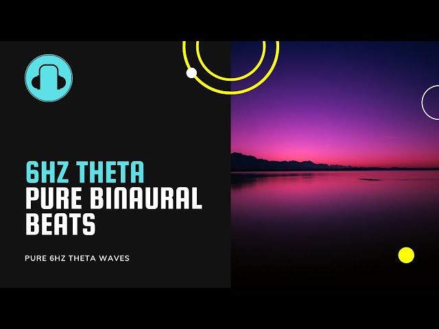 6 Hz Theta Waves Binaural Beats | Theta Wave Shifting | 5 Mins | Pure Theta Binaural