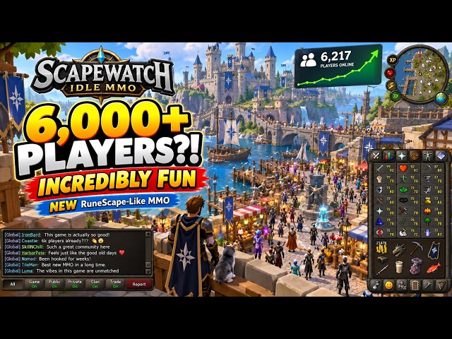 6,000+ Players?! This NEW RuneScape-Like Idle MMO Is Blowing Up