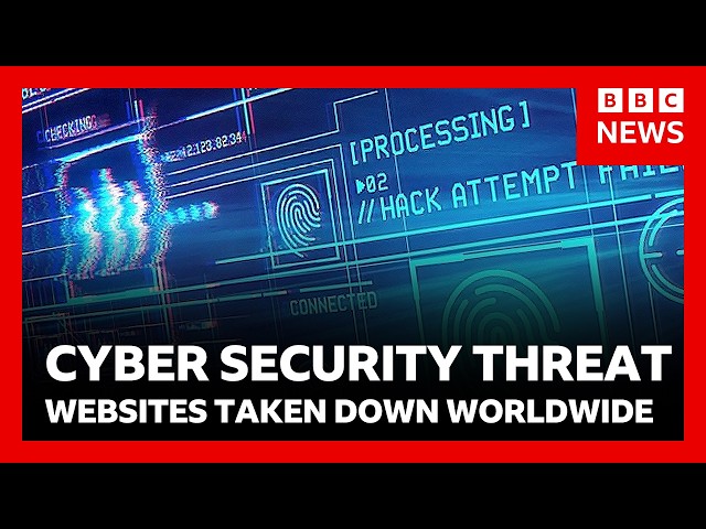 Websites taken down worldwide as AI reveals critical cyber-security threat | BBC News