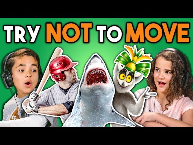 KIDS REACT TO TRY NOT TO MOVE CHALLENGE