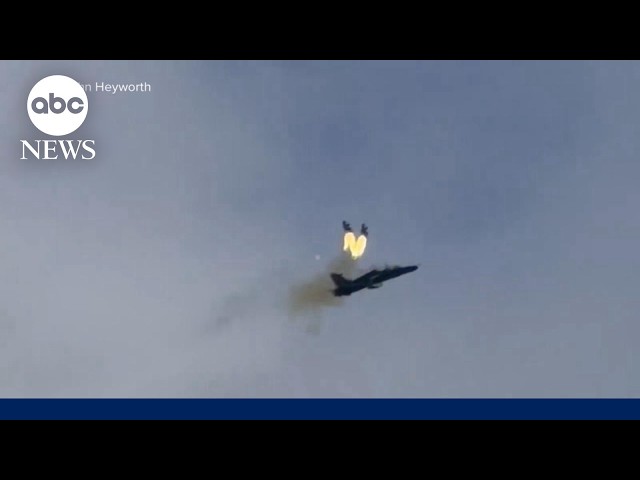 Pilots eject as military jet crashes