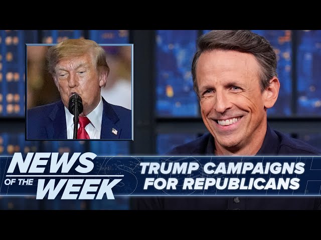 Trump's Embarrassing GOP Campaigns, Record-Low Approval Rating: Late Night News of the Week
