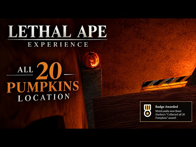 Lethal Ape Experience - All 20 Pumpkins Location - Full Walkthrough