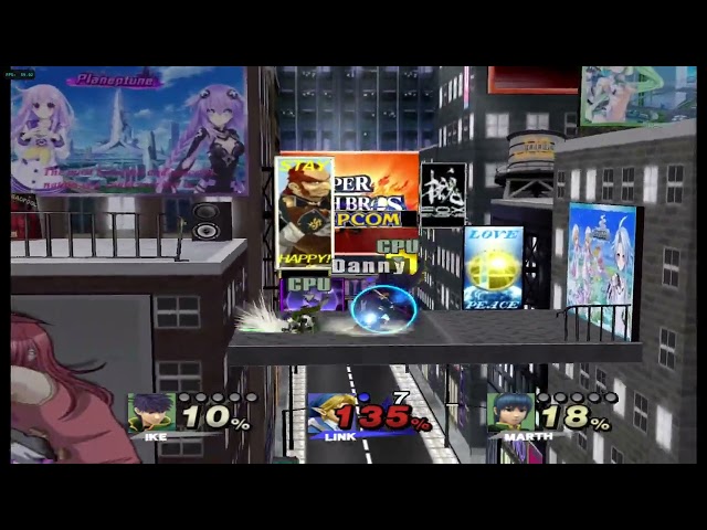 Project M 3.0 Nebula Ike And Human Meta Knight VS Link(Me)