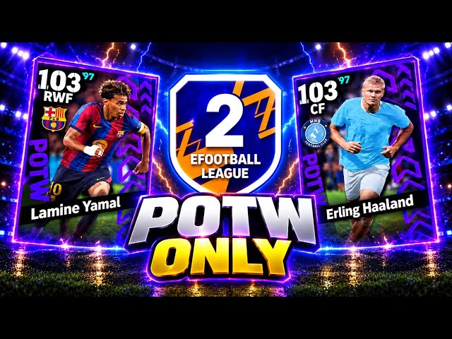 REACHING DIVISION 2 UNDEFEATED WITH ONLY POTW CARD | eFootball Mobile 2027