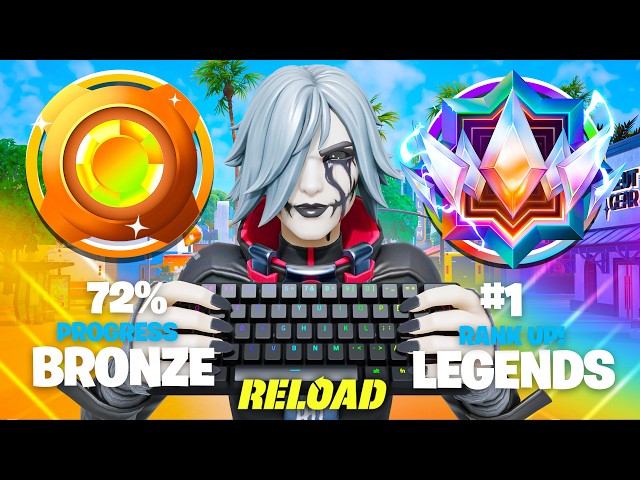 Bronze to Unreal Legends Solo Ranked Speedrun (Fortnite Reload)