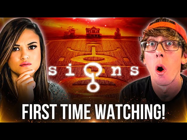 Aliens Look Like... WHAT!! Our First Time Watching SIGNS (2002) Movie Reaction |Signs Reaction|