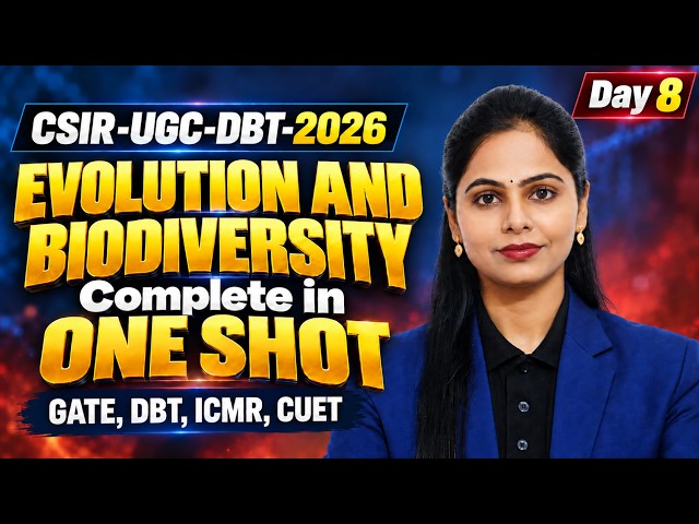Evolution & Diversity ONE SHOT | CSIR-UGC-DBT Life Science | Unit 9 | Dr. Manisha Verma | Dec 2026 |
