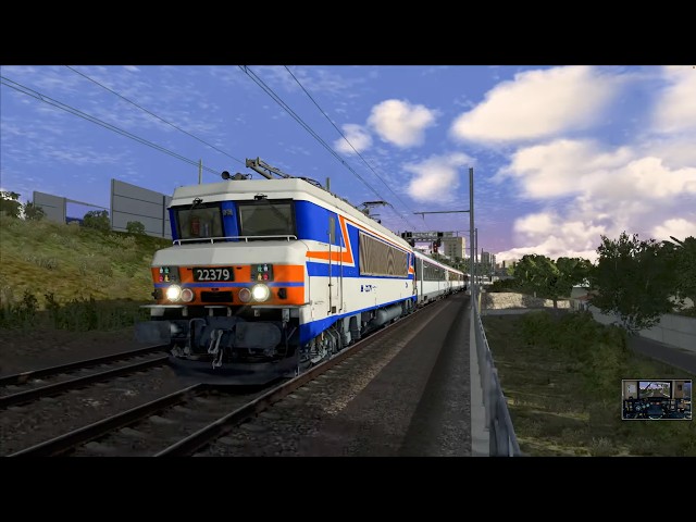 Train Simulator Classic - Marseille - Paris Night Train (BB 22200 on High-Speed Line)