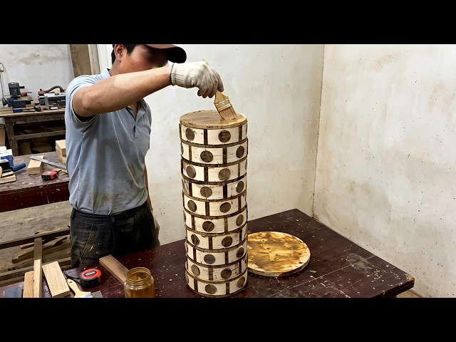 Satisfying Woodturning: Turning Scrap Blocks into a Geometric Masterpiece