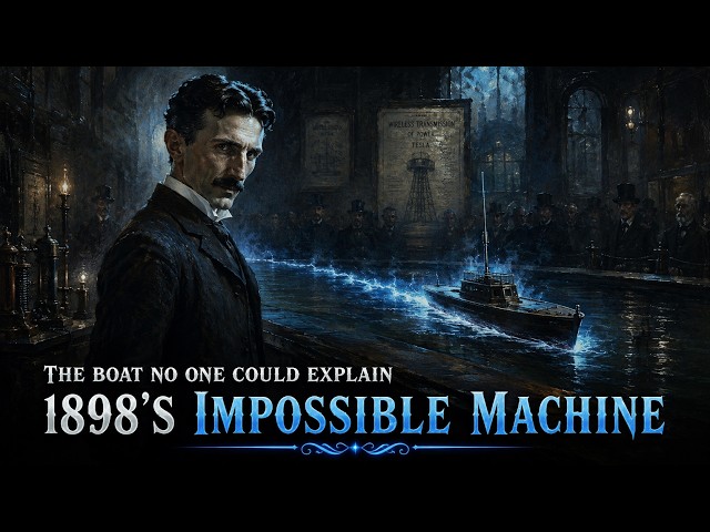 1898: Tesla's Boat Moved With No Wires — The Crowd Thought It Was Reading Minds