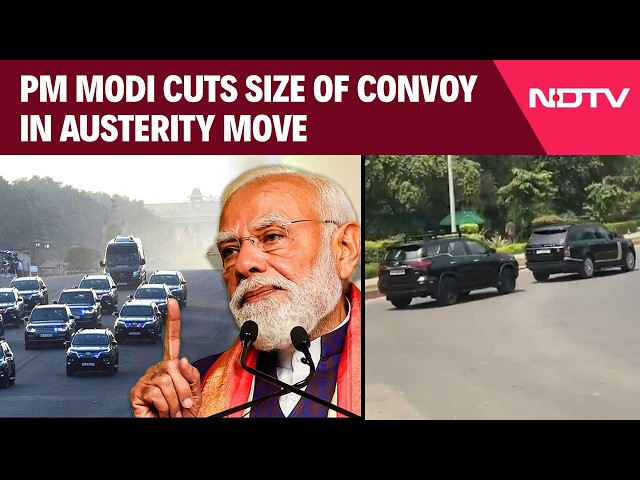PM Modi Convoy | PM Modi Cuts Convoy To Just 2 Cars Amid Austerity Push Over West Asia Crisis