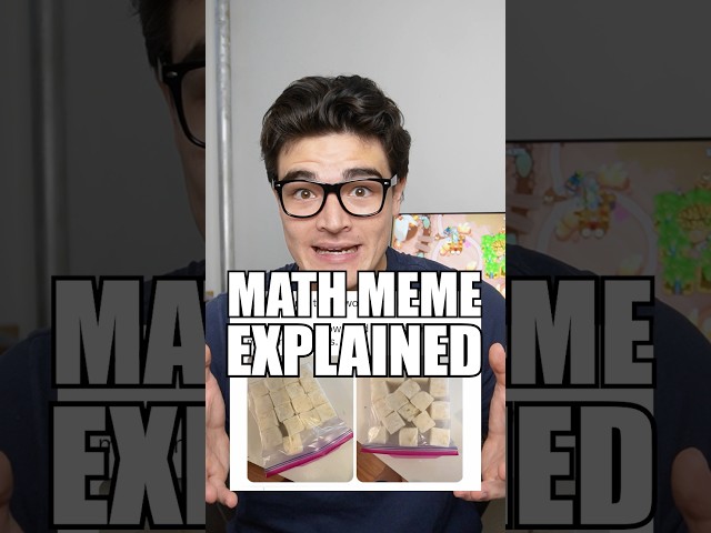 Math meme about optimal polygon packing explained