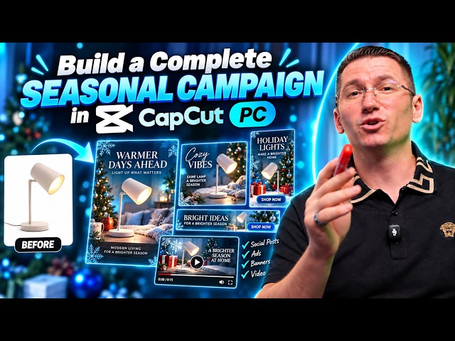 AI Video Editor: Build a Complete Black Friday Marketing Campaign | CapCut PC