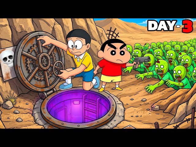 Shinchan and Nobita Secret Bunker Base 😱