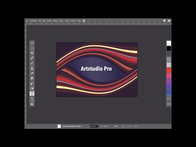 Creating Smooth Background using Elastify filter in Artstudio Pro