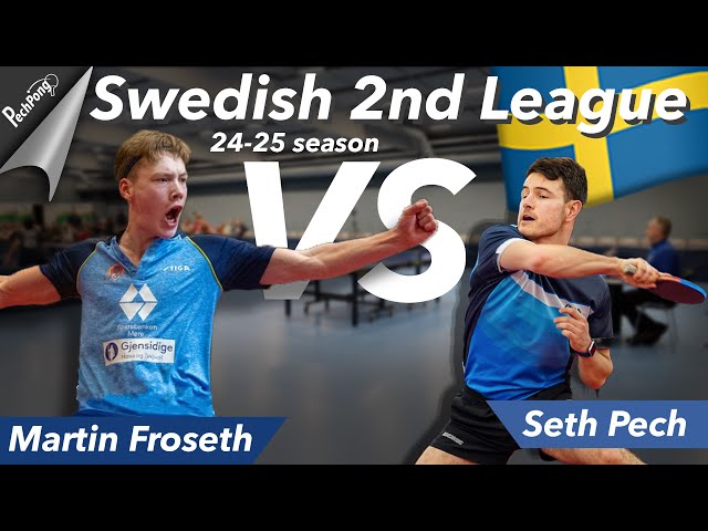 PechPong VS Norwegian National Team Player Martin Frøseth