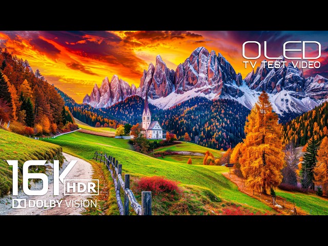 Heaven of OLED Display Test | Dolby Vision 16K HDR 120fps for 8K Video/4K Video ULTRA HD TV